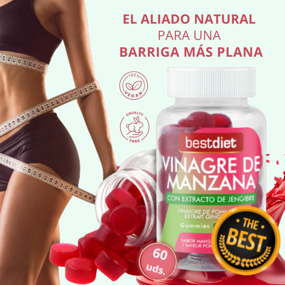 SUP Gummies de Vinagre de Manzana – Apoyo Digestivo y Energía Natural