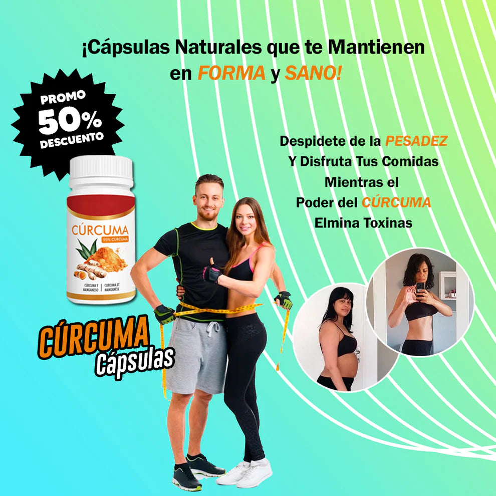 SUP Cúrcuma 30 Cápsulas – Apoyo Articular y Antioxidante Natural