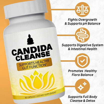 Suplemento CANDIDA apoyo intestinal y colon 60 cápsulas
