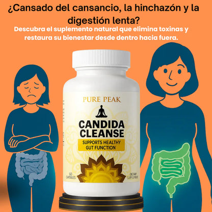 Suplemento CANDIDA apoyo intestinal y colon 60 cápsulas