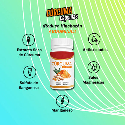 SUP Cúrcuma 30 Cápsulas – Apoyo Articular y Antioxidante Natural