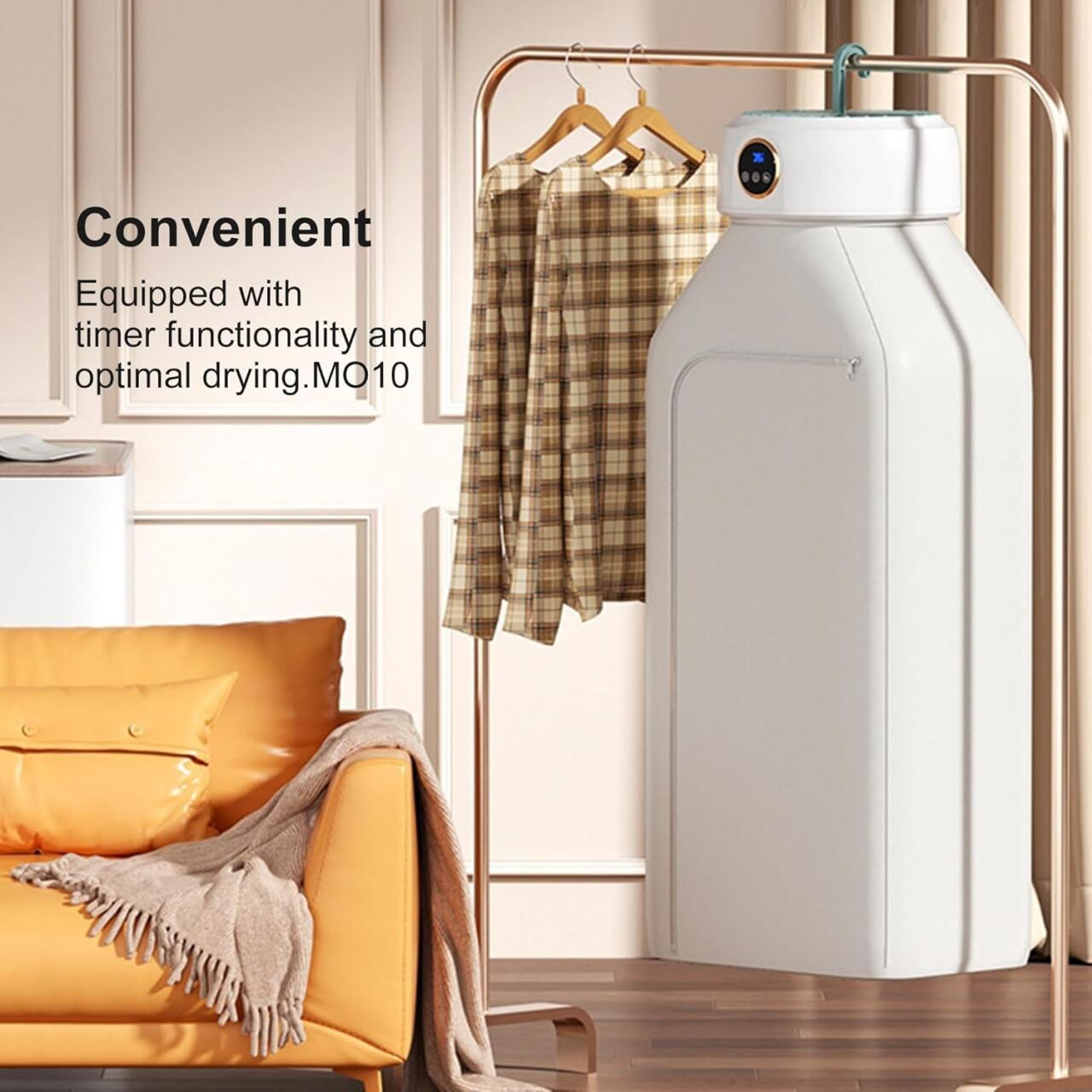 Secador Eléctrico Portátil de Diseño Plegable